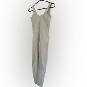 Girlfriend Collective scoop back unitard size S excellent condition sage green